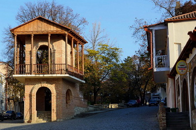 Calles de Sighnaghi, Georgia