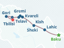 Mapa del itinerario