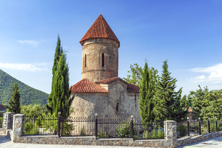 Church of Kish near Sheki, Azerbaijan