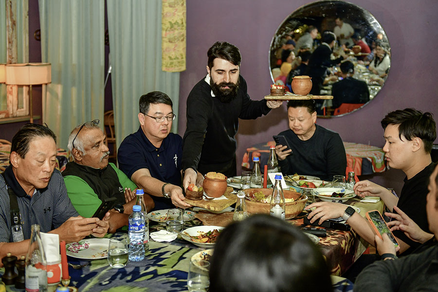 Dinner in Tbilisi