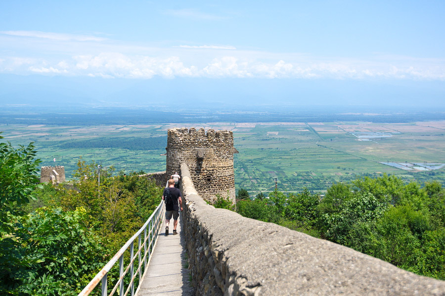 Vista de Sighnaghi, Georgia