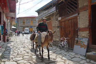Lagich, cerca de Shamakhi, Azerbaiyán
