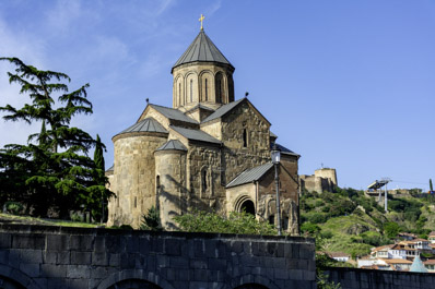 Templo Metekhi, Tiflis, Georgia