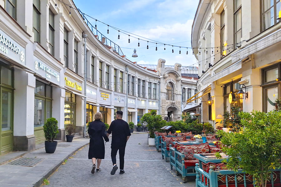 Calle Shardeni, Tiflis, Georgia
