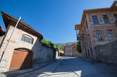 Calles de Sheki, Azerbaiyán