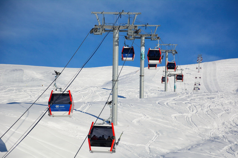 Estación de esquí de montaña Gudauri, Georgia