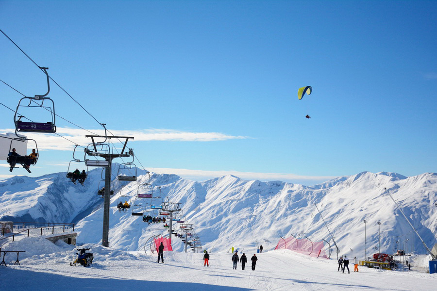 Estación de esquí de montaña Gudauri, Georgia