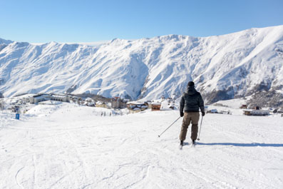 Estación de esquí de montaña Gudauri, Georgia