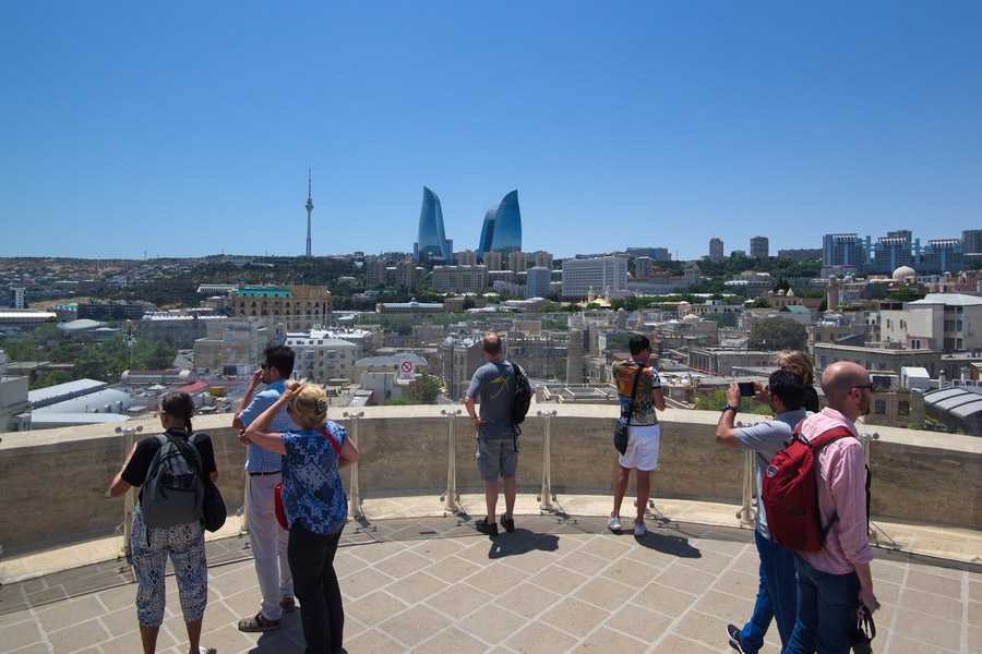 Vista di Baku, Azerbaigian
