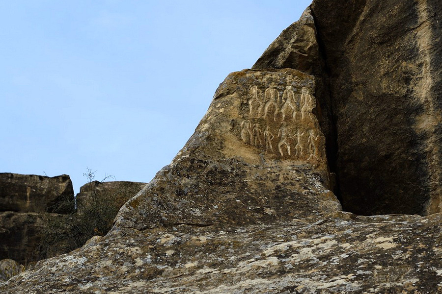 Petroglifi di Gobustan, dintorni di Baku, Azerbaigian