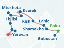 Tour del Cáucaso – Azerbaiyán, Georgia y Armenia