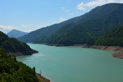 Río Aragvi, Georgia