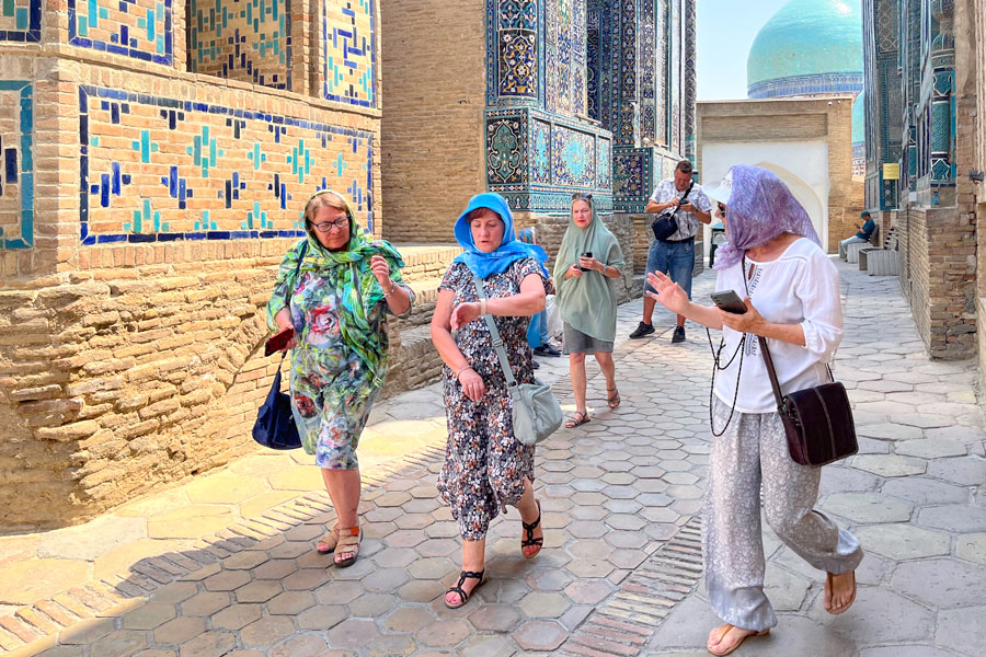 Shakhi-Zinda Necropolis, Samarkand, Uzbekistan