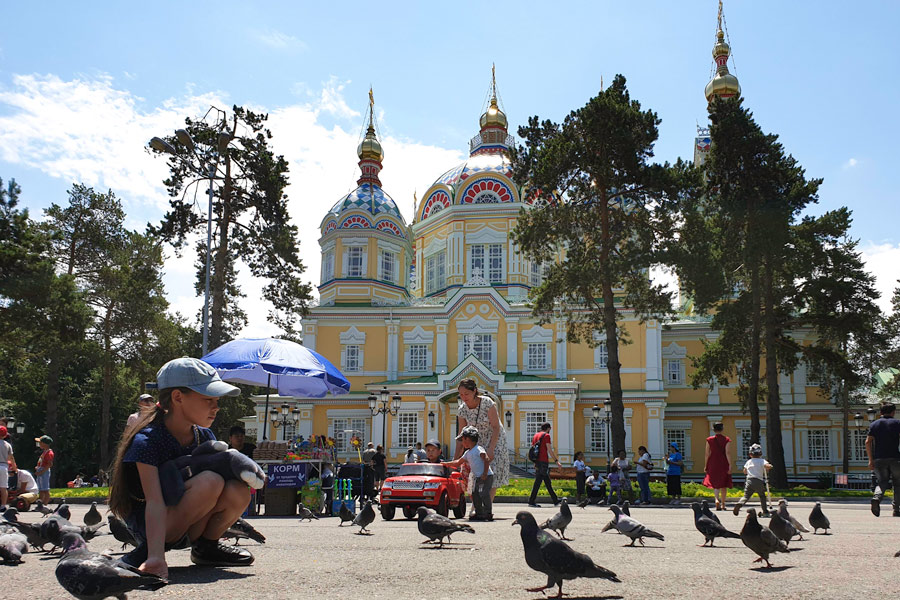 Zenkov Cathedral, Almaty, Kazakhstan