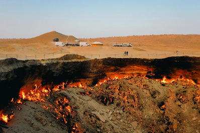 Cráter de Gas de Darvaza, Turkmenistán