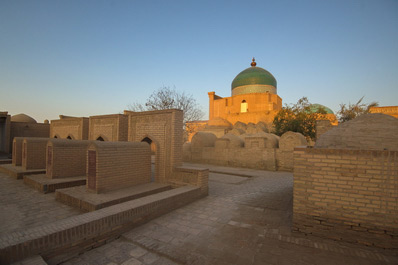 Mausoleo de Pakhlavan Makhmud, Jiva, Uzbekistán