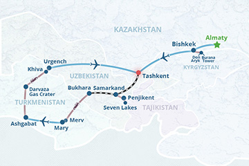 Central Asia in 2 Weeks Tour