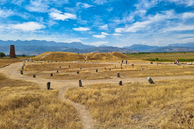Ancient Balasagun near Bishkek, Kyrgyzstan