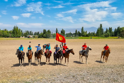 Kok-boru in Kyrgyzstan