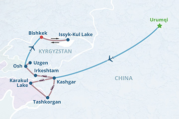 Tour map