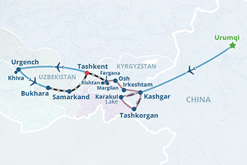 Tour map