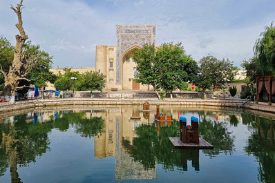 Lyabi-Khauz Ensemble, Bukhara, Uzbekistan