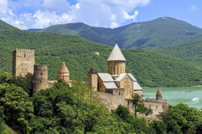 Ananuri Fortress, near Tbilisi, Georgia