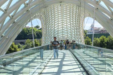 Bridge of Peace, Tbilisi, Georgia