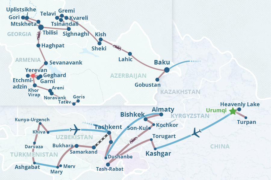 Куня ургенч туркменистан карта