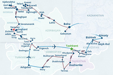 Tour map