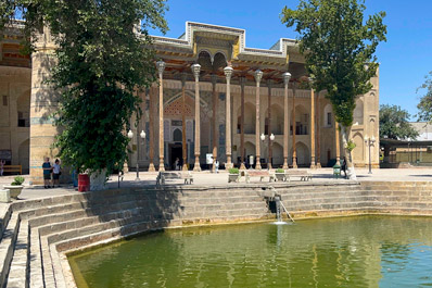 Bolo-Khauz Mosque, Bukhara, Uzbekistan