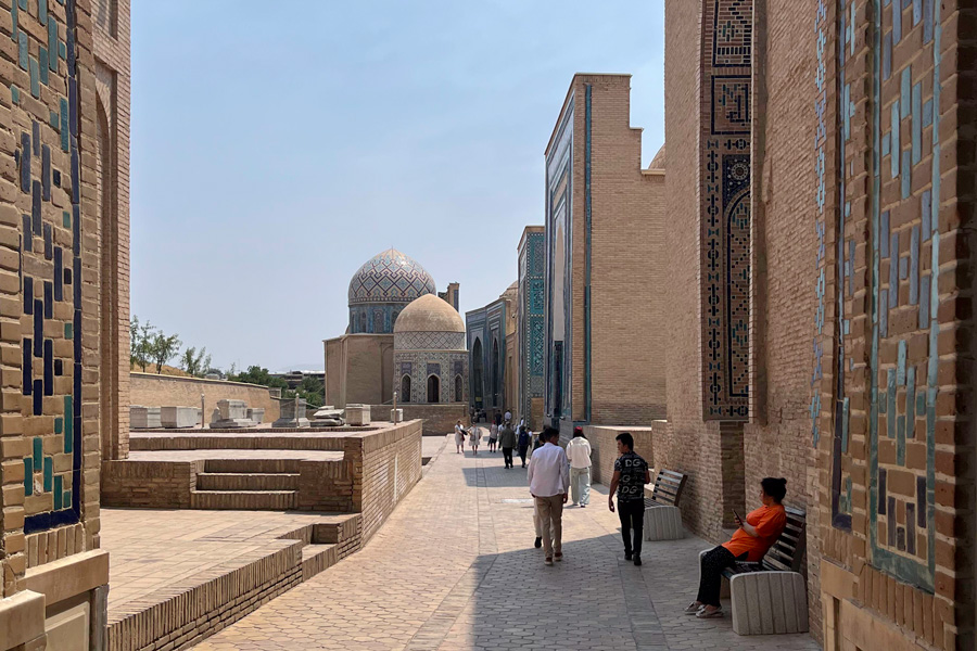 Shakhi-Zinda Necropolis, Samarkand, Uzbekistan
