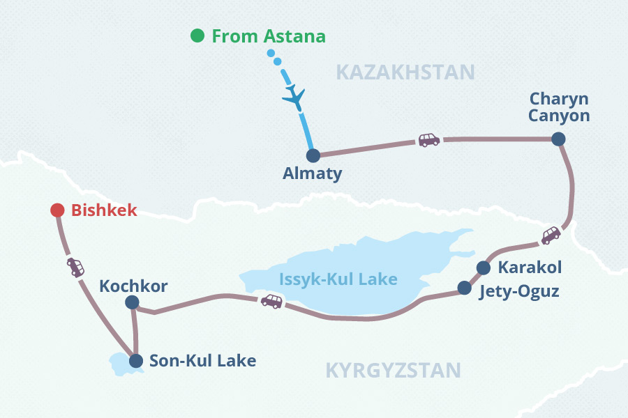 Kazakhstan-Kyrgyzstan Group Tour 2022
