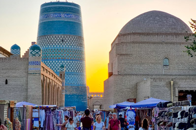 Kalta-Minor Minaret, Khiva, Uzbekistan