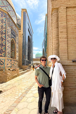 Shakhi-Zinda Necropolis, Samarkand, Uzbekistan