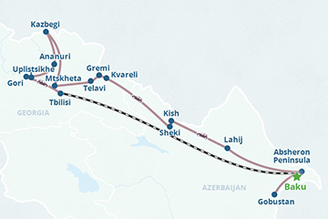 Roundtrip Azerbaijan & Georgia Tour