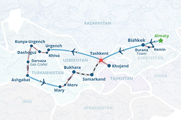 Tour map