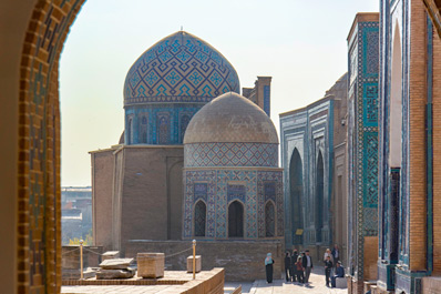 Shakhi-Zinda Necropolis, Samarkand, Uzbekistan