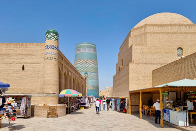 Kalta-Minor Minaret, Khiva, Uzbekistan