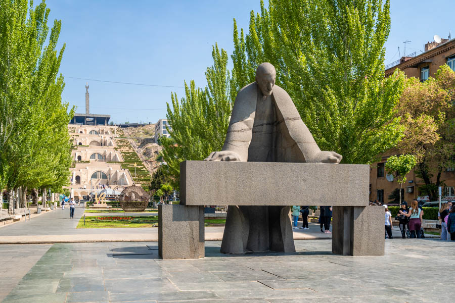 Monument to Tamanyan, Yerevan, Armenia