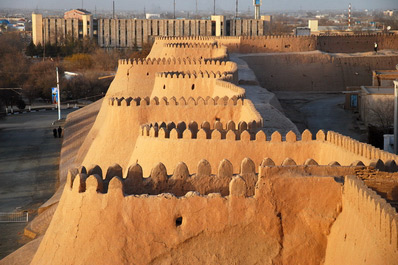 Murallas de Itchan-Kala, Khiva (Jiva), Uzbekistán