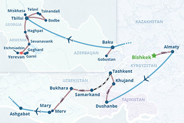 Tour map