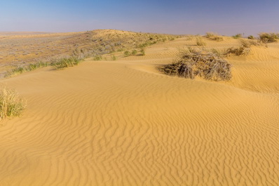 Пустыня Каракум, Туркменистан