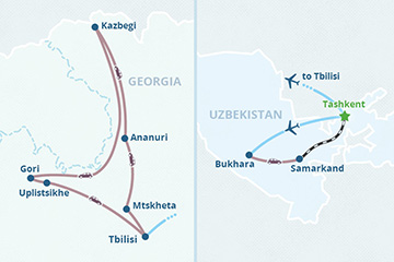 Tour Uzbekistán y Georgia