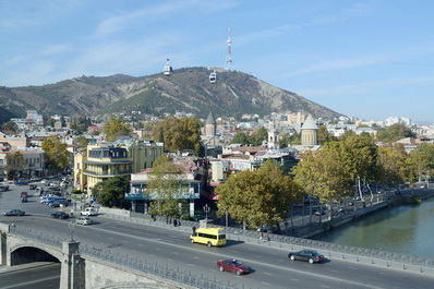 Panorama de Tiflis, Georgia