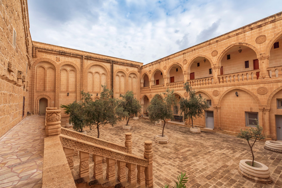 Mor Hananyo Monastery (Deyrüzzaferân Manastırı) near the City of Mardin