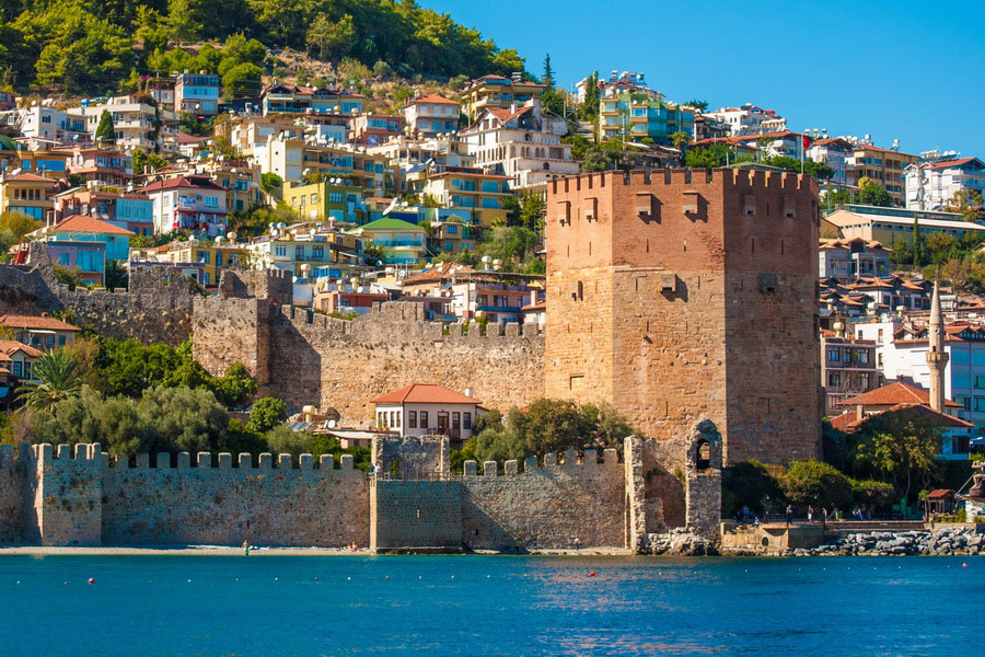 Alanya Castle and Red Tower