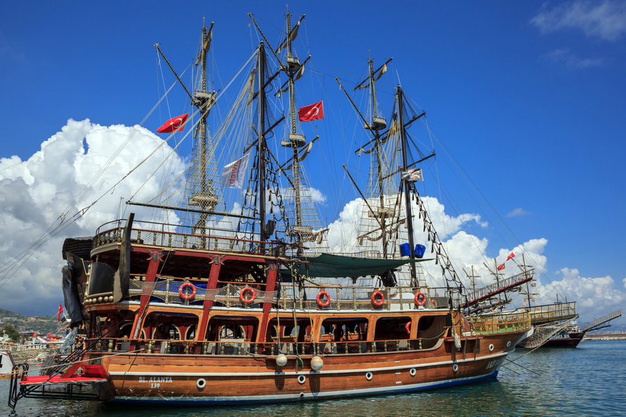 Pirate Ship Tour, Alanya