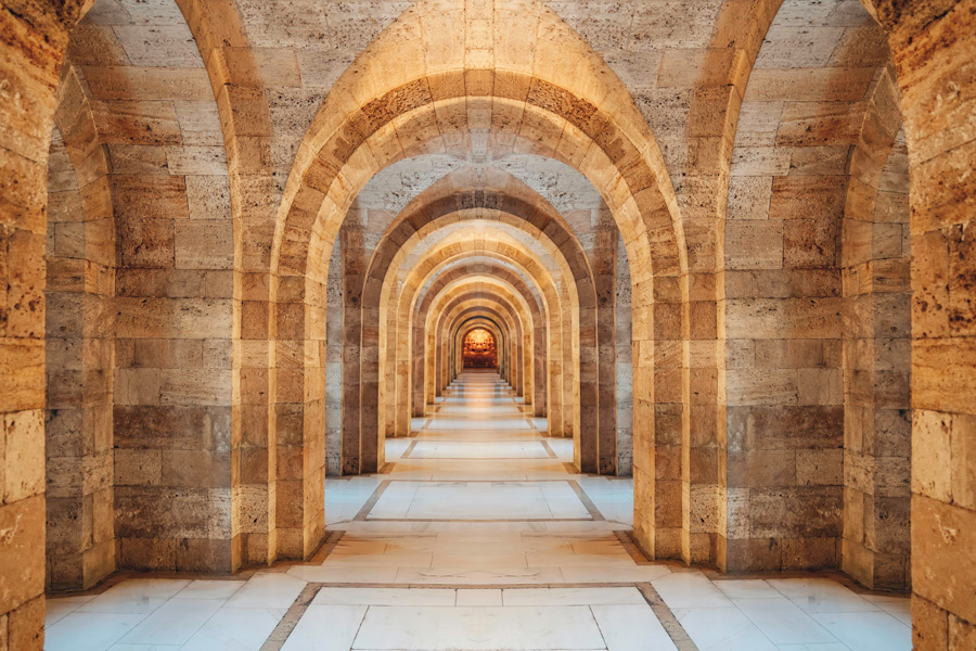Interior of Anıtkabir, Ankara