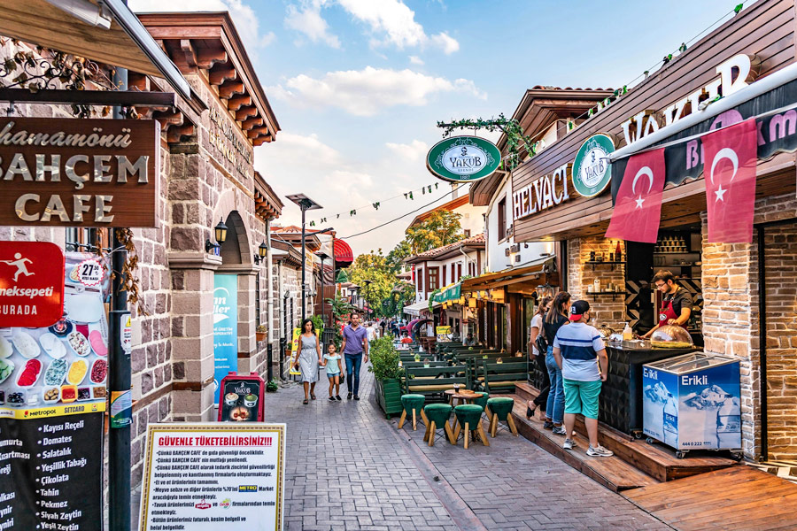 Hamamönü Restored Area in Ankara, Turkey Hamamönü Restored Area in Ankara, Turkey